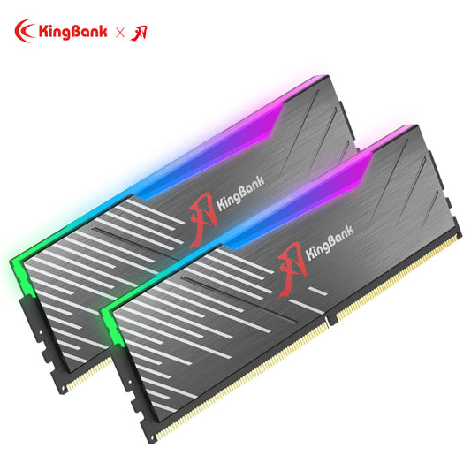 Kingbank KRRB DDR5 6400MHz 32GB*2 UDIMM A Hynix CL32 Black RGB