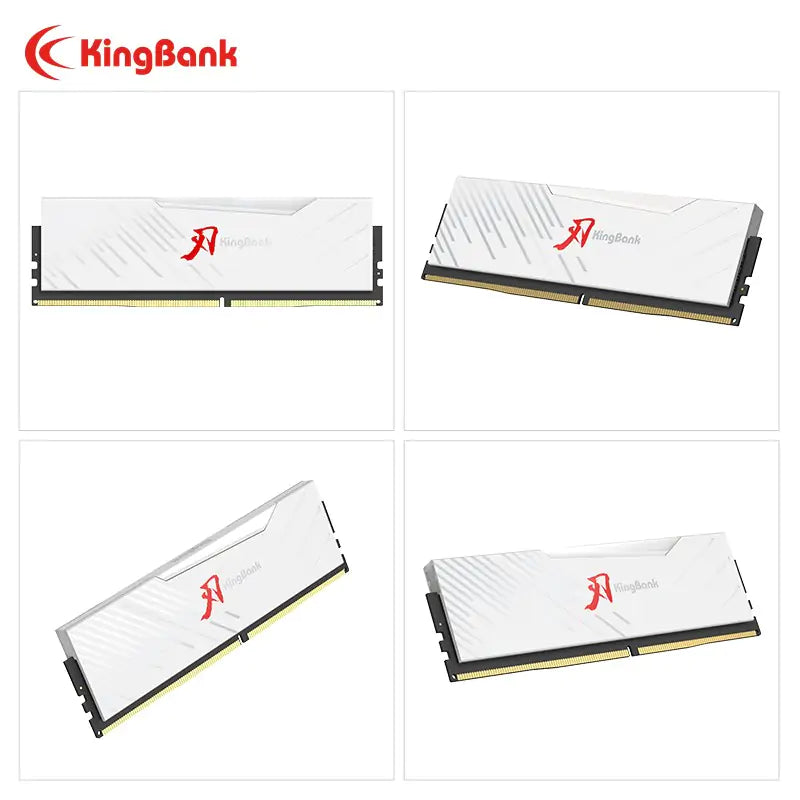 Kingbank KRRW DDR5 6000MHz 16GB*2 UDIMM A Hynix CL28 White RGB