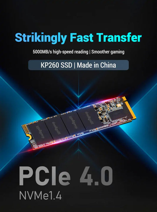 Kingbank KP260 M.2 PCIe Gen 4.0 SSD Upto 5000MB/s Read 4500MB/s Write 2TB