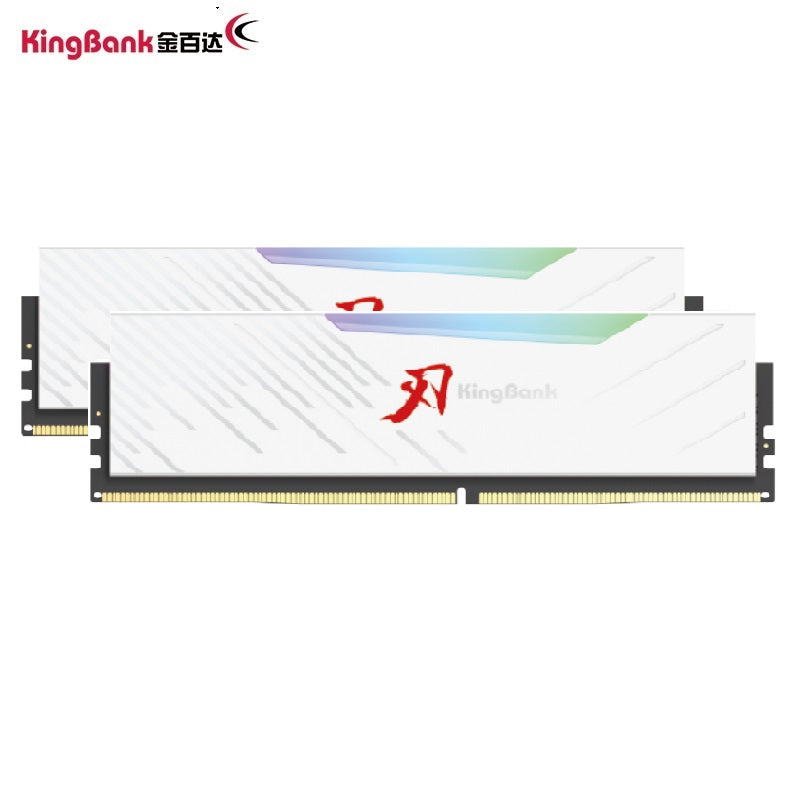KingBank KRRW DDR5 6000MHz 16GB*2 UDIMM CXMT White RGB