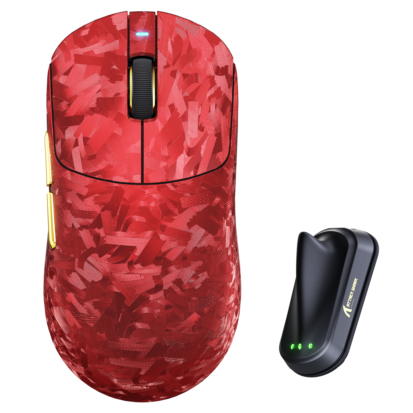 ATTACK SHARK RS3 ULTRA Carbon Fiber Wireless PAW3955MAX Gaming Mouse