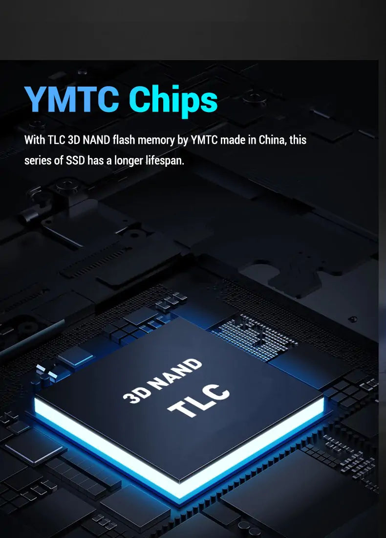 Kingbank KP260 M.2 PCIe Gen 4.0 SSD Upto 5000MB/s Read 4500MB/s Write 2TB