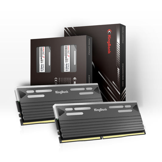 Kingbank KFRB DDR5 6000MHz 16GB*2 UDIMM A Hynix CL26 Black RGB