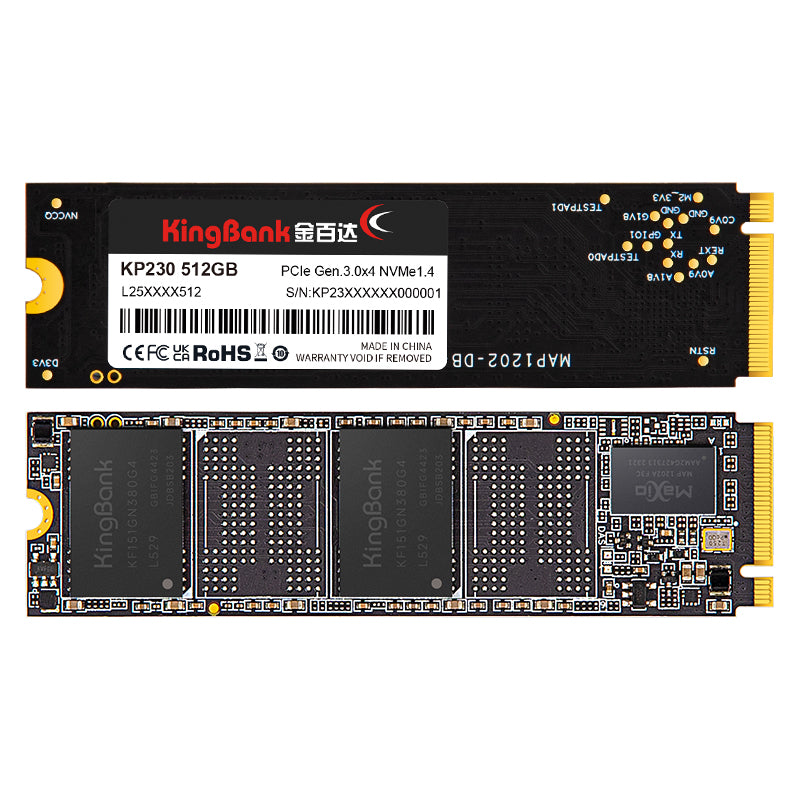 Kingbank KP230 512GB PCIe 3.0 3500/3000 NVMe M.2 2280 SSD