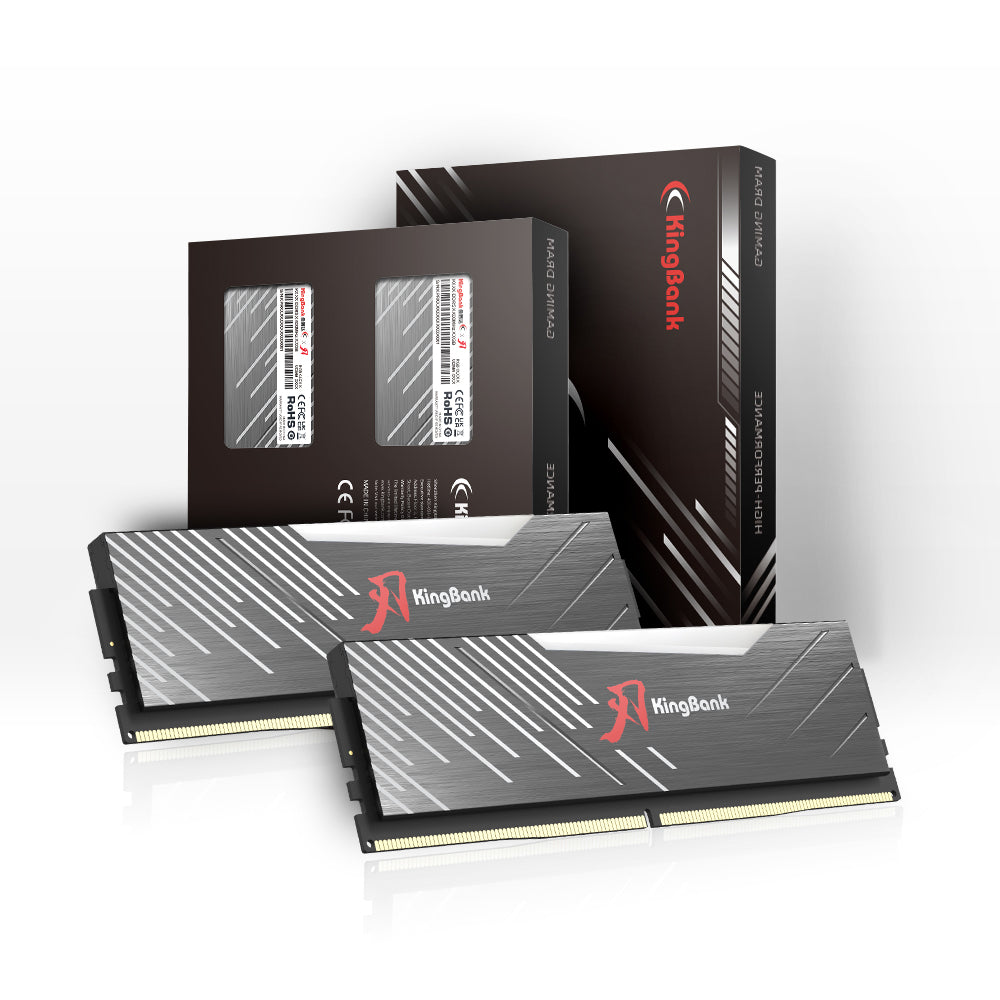 Kingbank KRRB DDR5 6000MHz 16GB*2 UDIMM M Hynix CL30 Black RGB