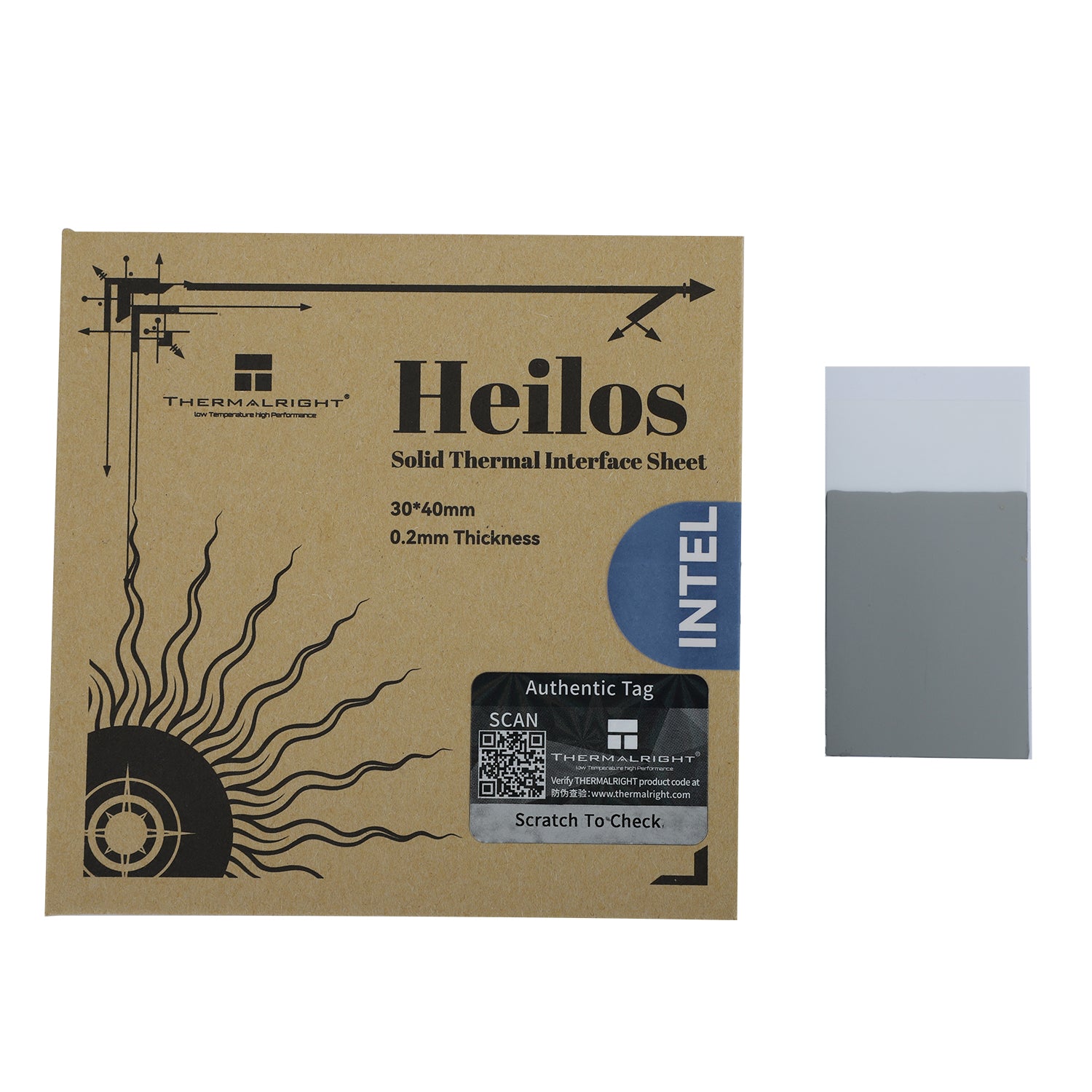 Heilos Intel  30x40x0.2mm
