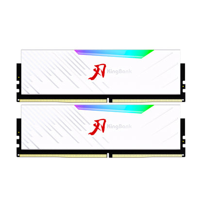 Kingbank KRRW DDR5 6000MHz 16GB*2 UDIMM A Hynix CL28 White RGB