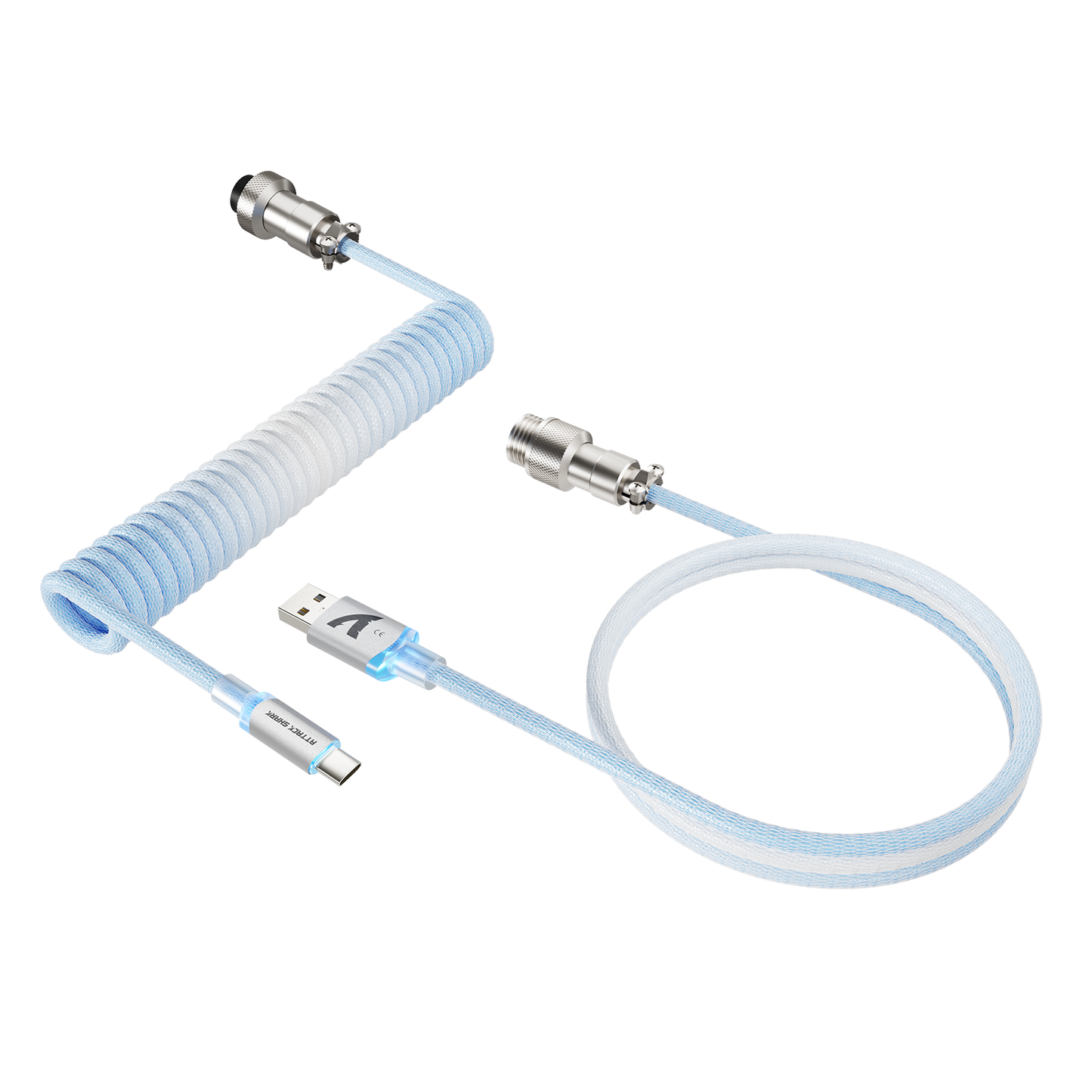 ATTACK SHARK C01ULTIMATE Coiled Cable for 8KHz Magnetic Keyboard