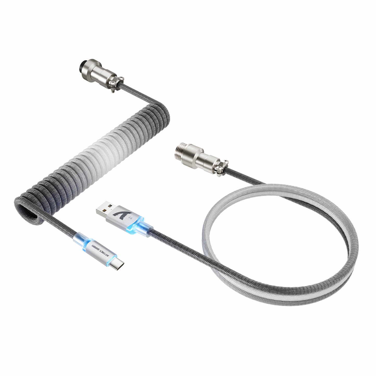 ATTACK SHARK C01ULTIMATE Coiled Cable for 8KHz Magnetic Keyboard