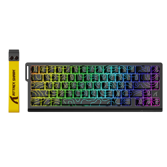 ATTACK SHARK X68 HE 8000Hz Rapid Trigger Keyboard 0.02mm black