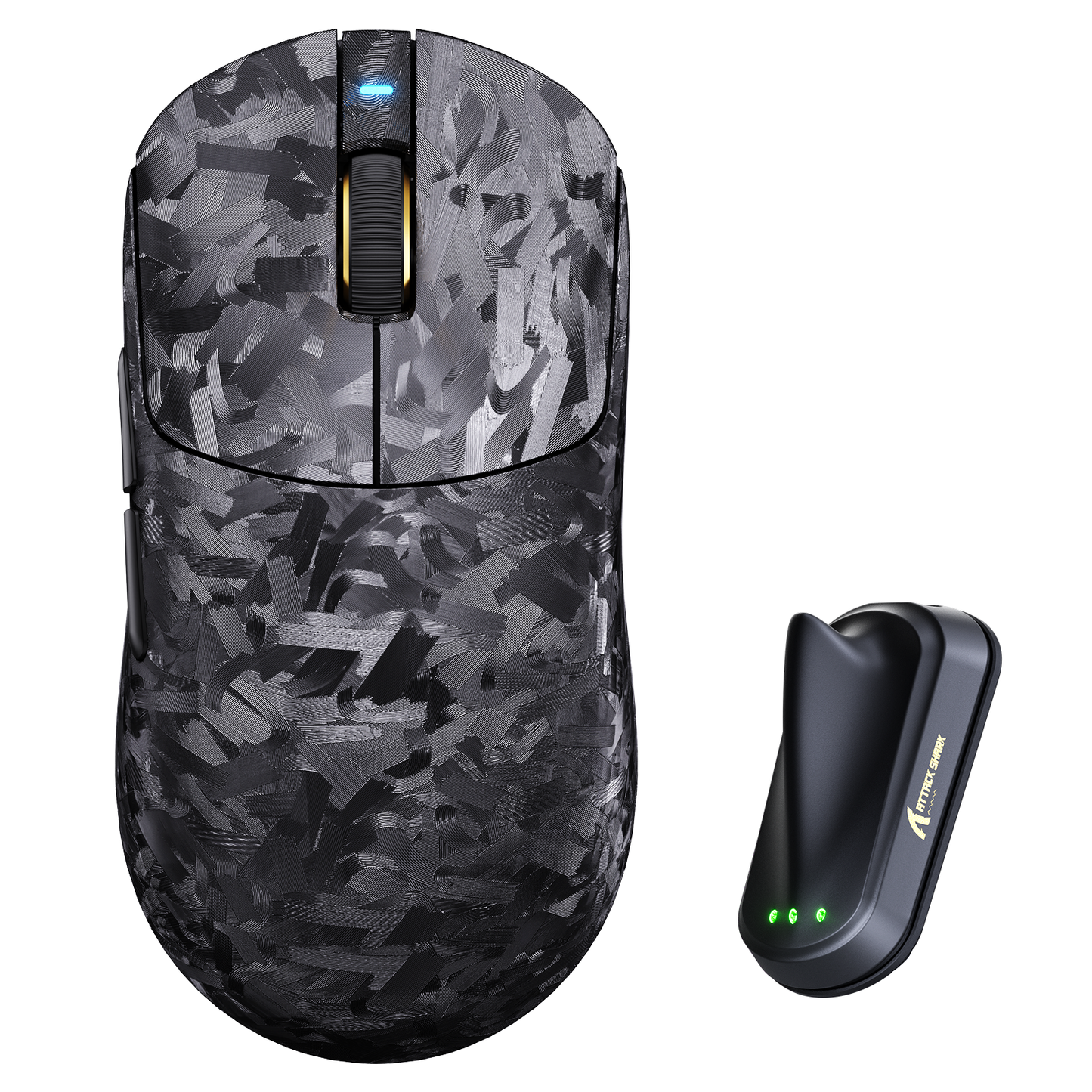 ATTACK SHARK RS3 ULTRA Carbon Fiber Wireless PAW3955MAX Gaming Mouse