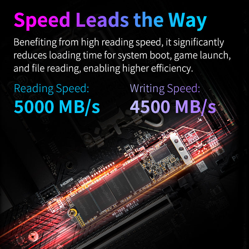 Kingbank KP160 2TB M.2 5000/4200 PCIe 4.0 NVMe M.2 2280 SSD