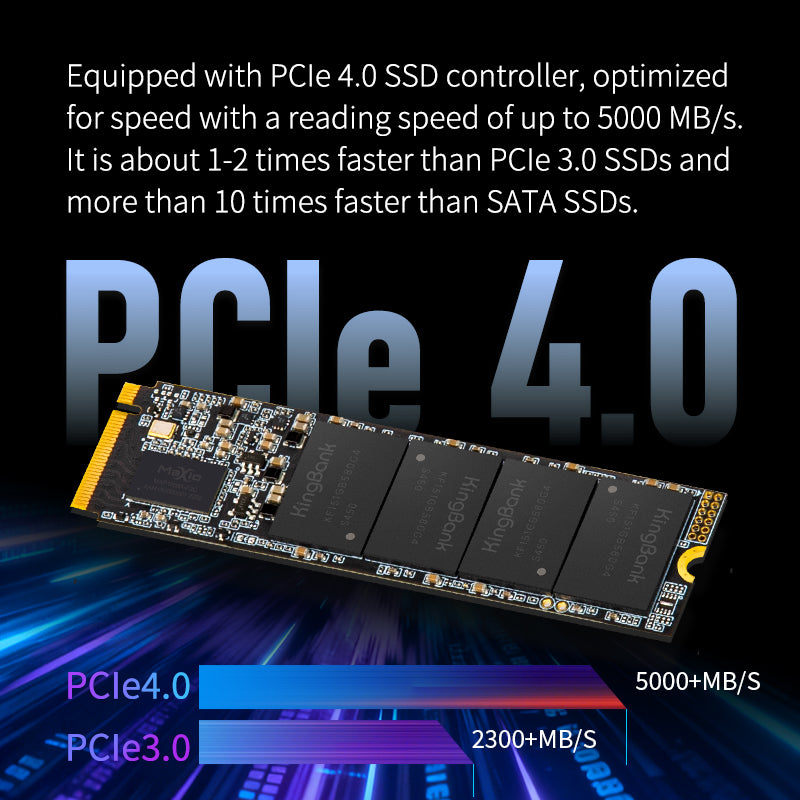 Kingbank KP160 2TB M.2 5000/4200 PCIe 4.0 NVMe M.2 2280 SSD