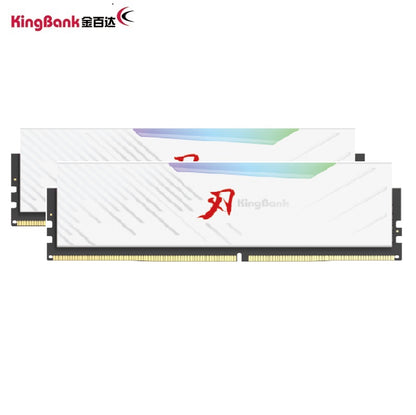 KingBank KRRW DDR5 6000MHz 16GB*2 UDIMM CXMT White RGB