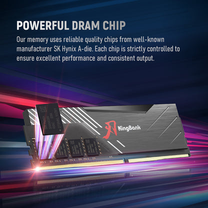 Kingbank KRXB DDR5 6000MHz 16GB*2 CXMT UDIMM Black