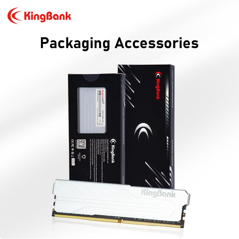 Kingbank KJXS DDR4 3200MHz 8GB UDIMM CL16 Silver - Single 8G
