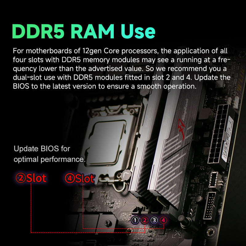 KingBank KRRB DDR5 6000MHz 16GB*2 UDIMM CXMT Black RGB