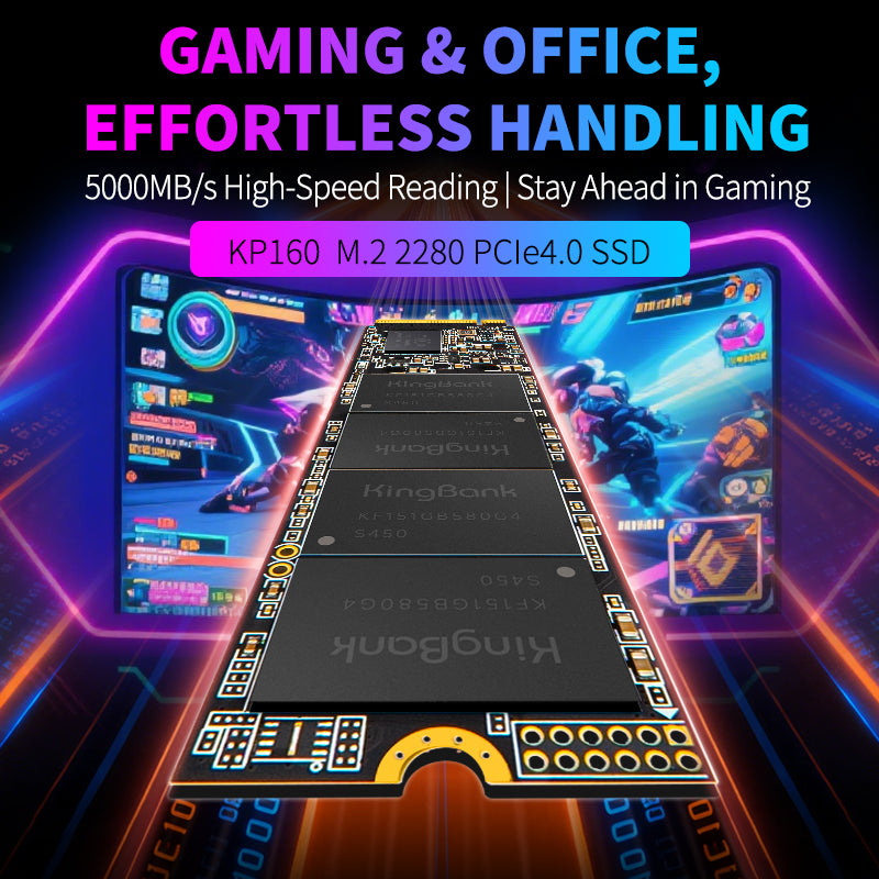 Kingbank KP160 2TB M.2 5000/4200 PCIe 4.0 NVMe M.2 2280 SSD