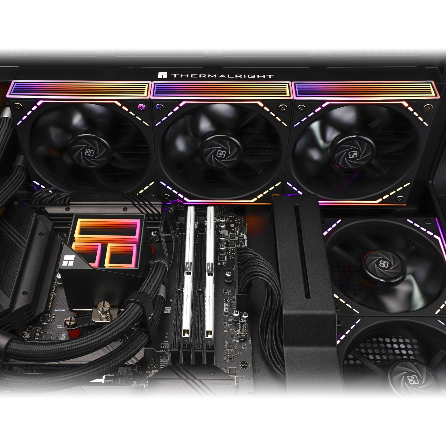 Thermalright Frozen Infinity 360 ARGB AIO Liquid CPU Cooler - Black (Bulk Packaging)
