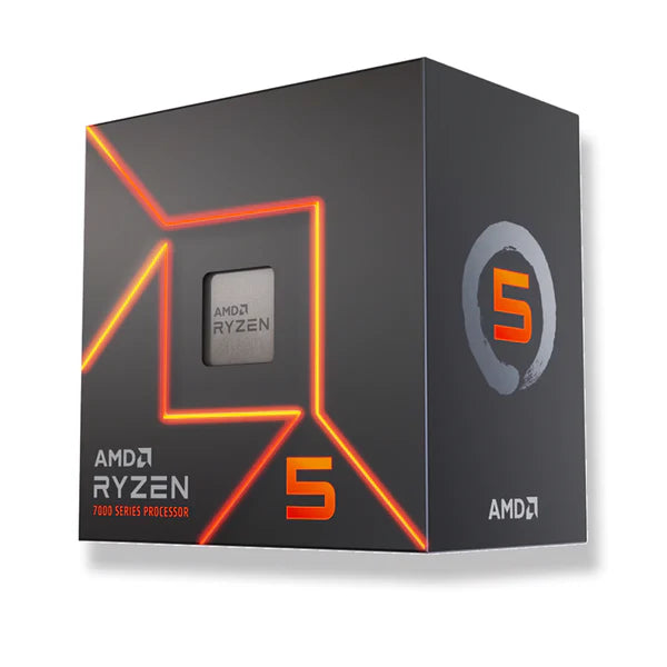 AMD Ryzen 5 7500F CPU Processor – 6 Core 12 Thread 5.0GHz Boost AM5 (OEM / Tray, No Box) – 3 Year Warranty
