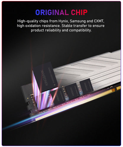 Kingbank KJXS DDR4 3200MHz 8GB UDIMM CL16 Silver - Single 8G