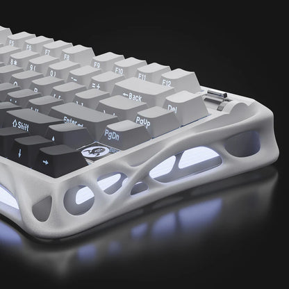 GravaStar Mercury K1 Wireless RGB Gaming Keyboard - Gradient White