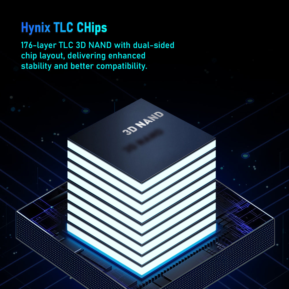 Kingbank KP270 1TB M.2 PCIe 4.0 7400/6800 NVMe M.2 2280 SSD