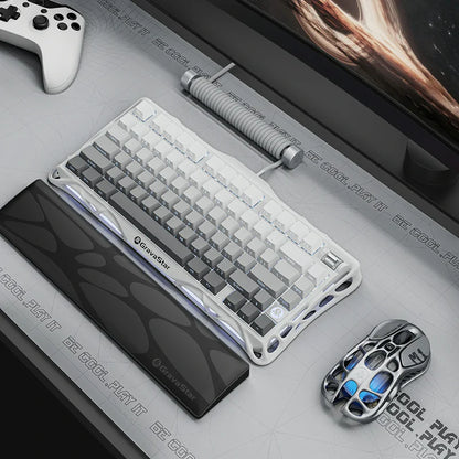 GravaStar Mercury K1 Wireless RGB Gaming Keyboard - Gradient White