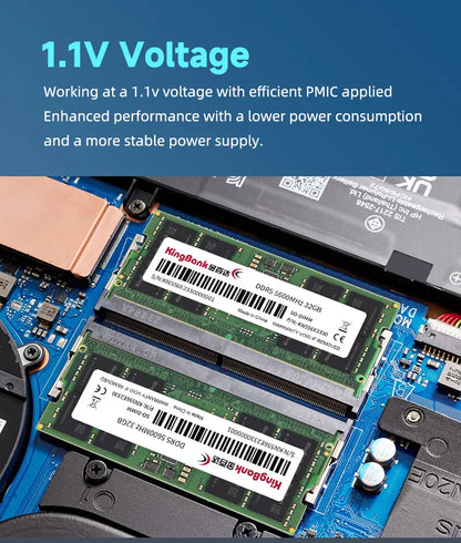 Kingbank KDSN DDR5 5600MHz CL46 32GB SODIMM