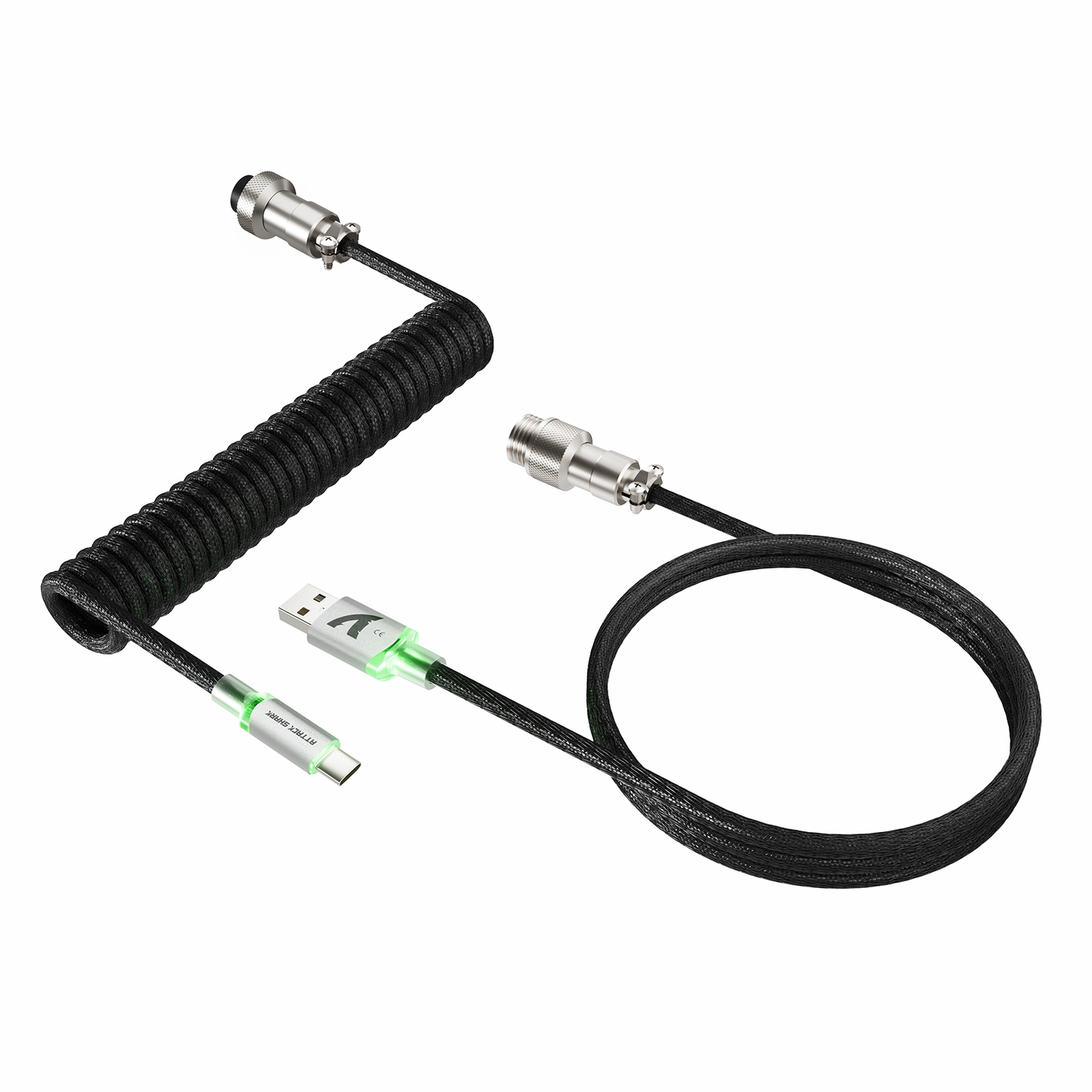 ATTACK SHARK C01ULTIMATE Coiled Cable for 8KHz Magnetic Keyboard