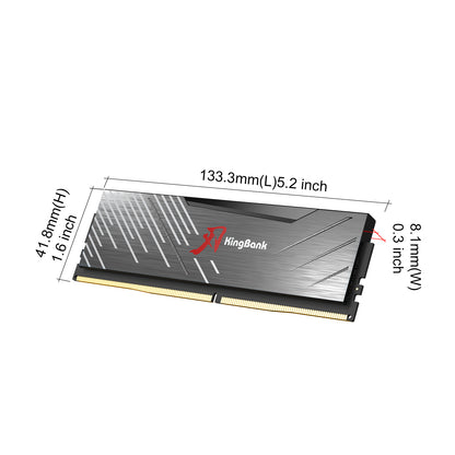 Kingbank KRXB DDR5 6000MHz 16GB*2 CXMT UDIMM Black