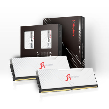Kingbank KRRW DDR5 6000MHz 16GB*2 UDIMM A Hynix CL28 White RGB