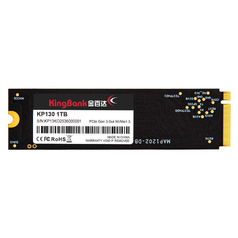 Kingbank KP130 1TB PCIe 3.0 3500/3000 NVMe M.2 2280 SSD