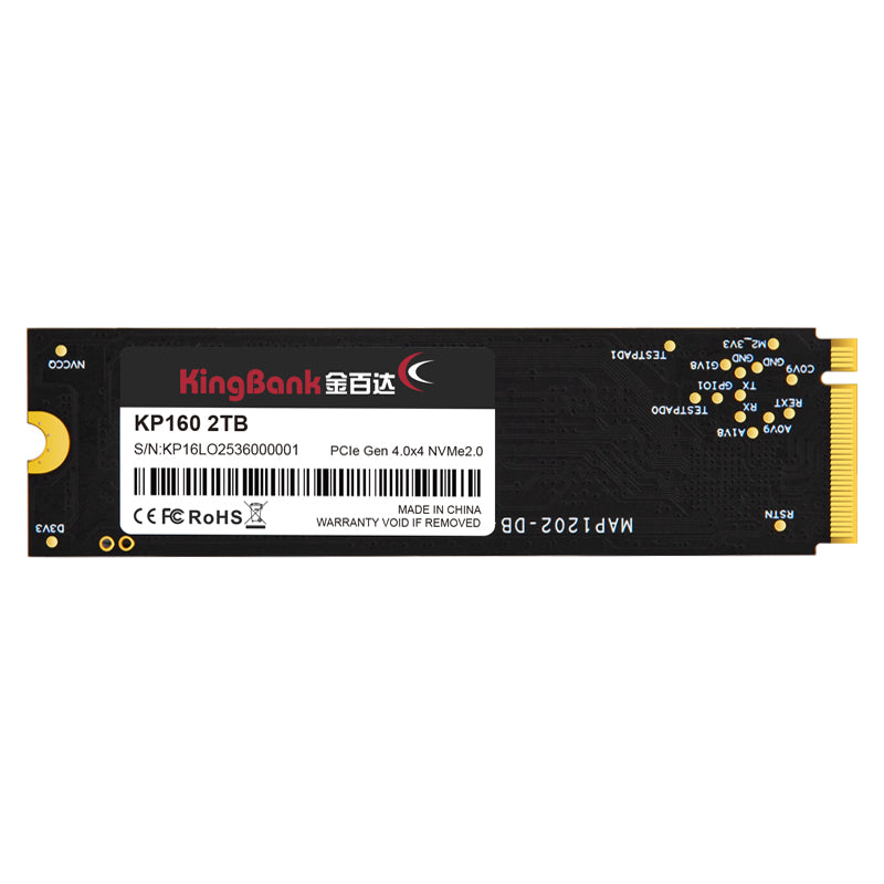 Kingbank KP160 2TB M.2 5000/4200 PCIe 4.0 NVMe M.2 2280 SSD