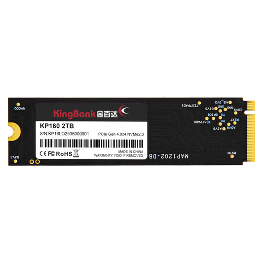 Kingbank KP160 2TB M.2 5000/4200 PCIe 4.0 NVMe M.2 2280 SSD