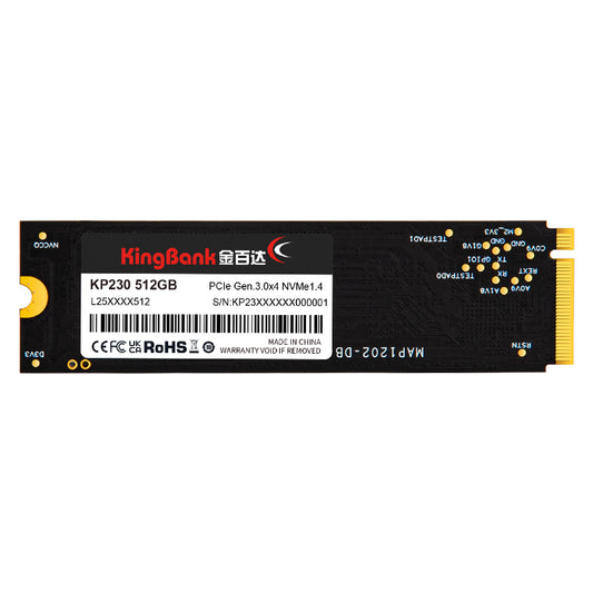 Kingbank KP230 512GB PCIe 3.0 3500/3000 NVMe M.2 2280 SSD