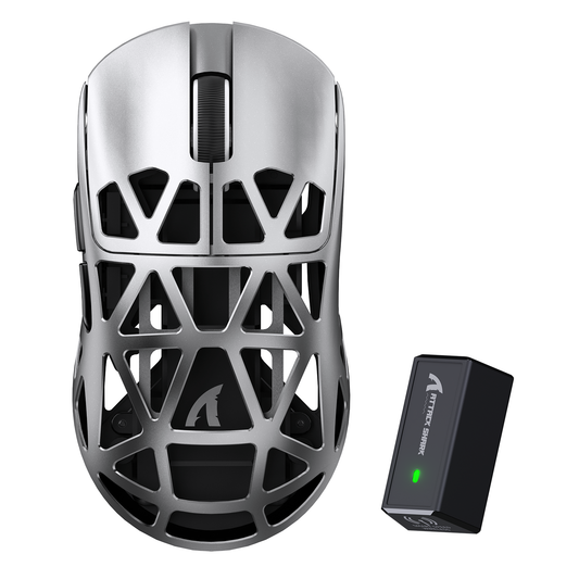 ATTACK SHARK R2 Magnesium Alloy PAW3950 Gaming Mouse 8K (Not Include the Charging Dock)