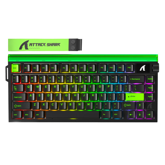 ATTACK SHARK R85 HE Rapid Trigger Keyboard Magnetic Switch with Custom Lightbox