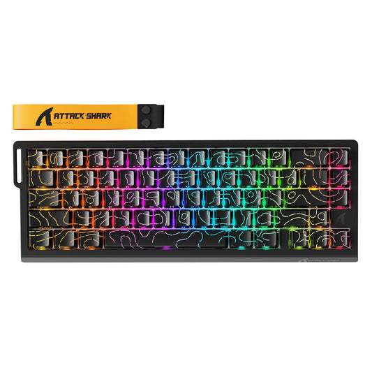 ATTACK SHARK X68PRO HE Wireless Rapid Trigger Keyboard Magnetic Switch