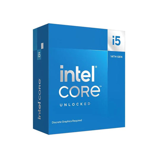 Intel Core i5-14600KF 14th Gen CPU Processor – 14 Core 5.3GHz (OEM / Tray, No Box) – 3 Year Warranty